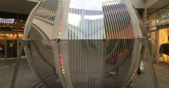 あべのキューズモール×NAKED  プラレイン装飾　スノウアクアリウム